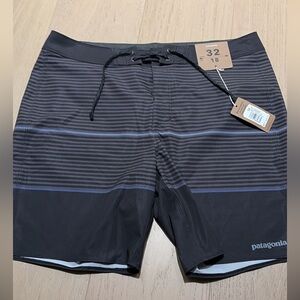 Patagonia Men's Black Swim Shorts sz 32